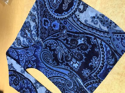 Изображение Шейный  платок-трансформер синие огурцы